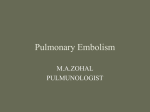 Pulmonary Embolism