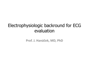 Electrophysiologic backround for ECG evaluation