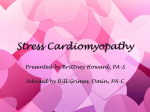 Stress cardiomyopathy in women
