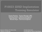 P10023: LVAD Implantation Training Simulator