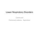 Lower Respiratory Disorders