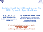 Architectural-Level Risk Analysis for UML Dynamic Specifications