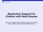 Respiratory Support For Children with Heart Disease