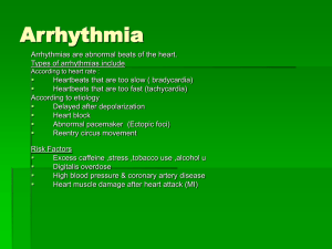 Arrhythmias