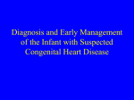 Early Management of the Infant with Suspected
