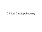 Clinical Cardiopulmonay