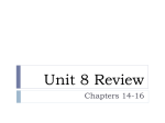 Cardiovascular Unit Chapters 14