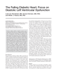 The Failing Diabetic Heart: Focus on Diastolic Left Ventricular Dysfunction