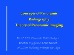 PowerPoint Presentation - Concepts of Panoramic Radiography