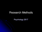 Research Methods