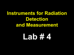 Instruments for Radiation Detection and Measurement