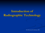 I. Radiographic Terminology