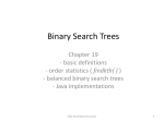 Binary Search Trees