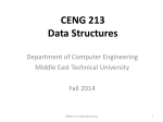 CENG 213 Data Structures - METU Computer Engineering