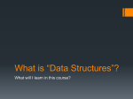 What is Data Structures? - East Tennessee State University
