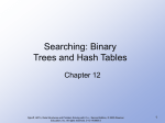 Searching: Binary Trees and Hash Tables