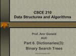 CSCI 210 Data Structures & Algorithms