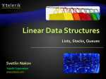 Linear Data Structures - Telerik .NET UI Controls