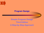 Program Design