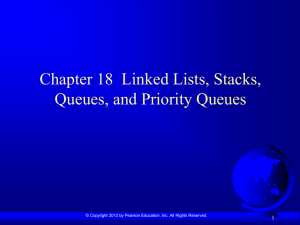 Linked Lists, Stacks, Queues