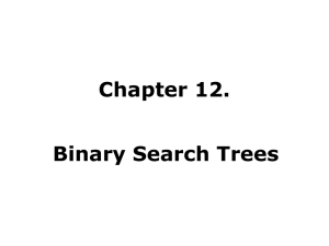 Binary Search Trees