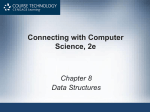 Connecting with Computer Science, 2e Chapter 8 Data Structures