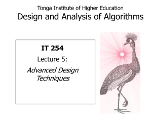 Advanced Design Techniques 2 - Tonga Institute of Higher Education