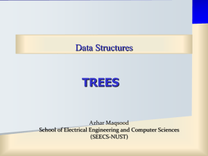 Lecture 15 Trees