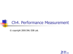 Chapter4. Performance Measurement of Programs