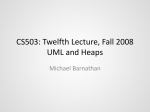 Lecture 12: Heaps, Priority Queues, Heapsort, Greedy Algorithms