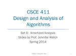 Set 6: Amortized Analysis