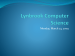 Monday, March 23, 2009 - Lynbrook Computer Science