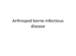 Arthropod borne infectious disease