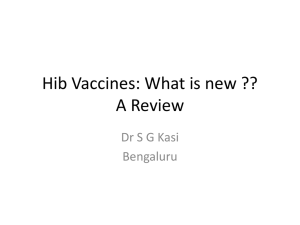 Hib Vaccines: A Review