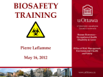 Biosafety At the University of Ottawa