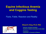Equine Infectious Anemia Facts - Horsemen`s Council of Illinois