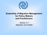 V2-6-Migration and Health - International Organization for