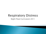 Respiratory Distress - Stanford University