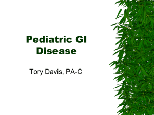 Pediatric GI Disease