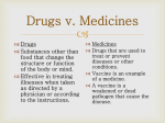 Drugs v. Medicines