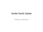 Sooke Exotic bylaw