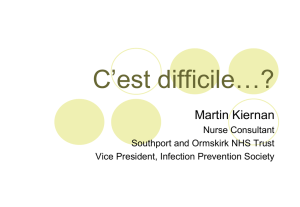 Clostridium difficile