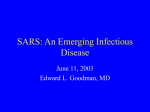 SARS: Epidemiology in Action