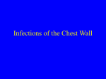 Infections of the Chest Wall