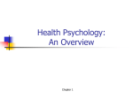 Health Psychology: An Overview