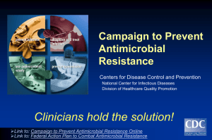 12 Steps to Prevent Antimicrobial Resistance: Hospitalized Adults