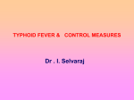 typhoid fever & control measures