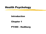 Health Psychology - ch01 introduction