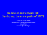 Update on Job`s (Hyper IgE) Syndrome: the many paths of STAT3
