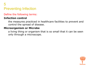 Student Version Chapter 5 Preventing infection